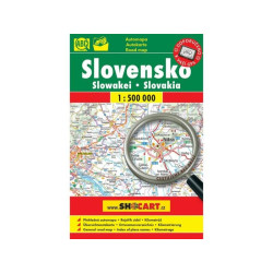 Slovensko automapa 1:500 000 (velké písmo)