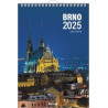Kalendář 2025 Brno - nástěnný