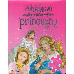 Pohádkové princezny - 7 puzzle s pohádkou