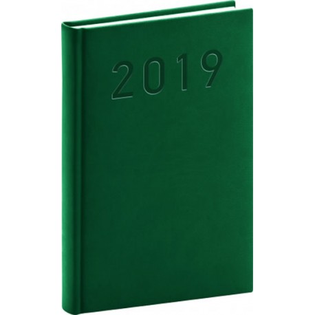Diář 2019 - Vivella Classic - denní, zelený, 15 x 21 cm