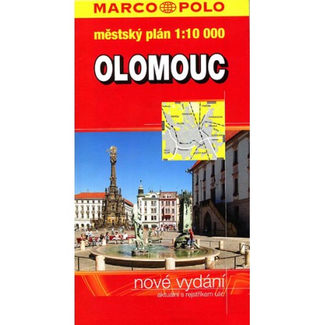 Olomouc městský plán 1:10000