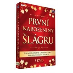 1. narozeniny Šlágr TV - 5 DVD