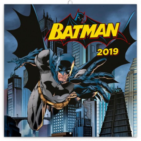 Kalendář poznámkový 2019 - Batman, 30 x 30 cm