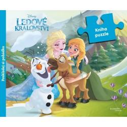 Ledové království - Kniha puzzle - Poskládej si pohádku