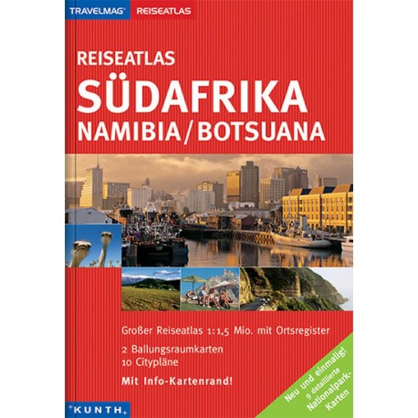 Jižní Afrika, Namíbie, Botswana atlas VWK/ 1:1,5Mio
