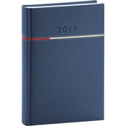Diář 2019 - Tomy - denní, modrý, 15 x 21 cm