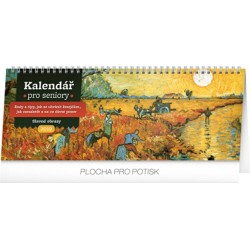 Kalendář stolní 2019 - Kalendář pro seniory, 33 x 12,5 cm