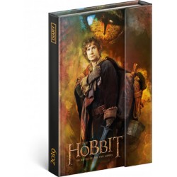 Diář 2019 - Hobbit - týdenní magnetický, 10,5 x 15,8 cm