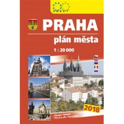 Praha - plán města 1:20 000