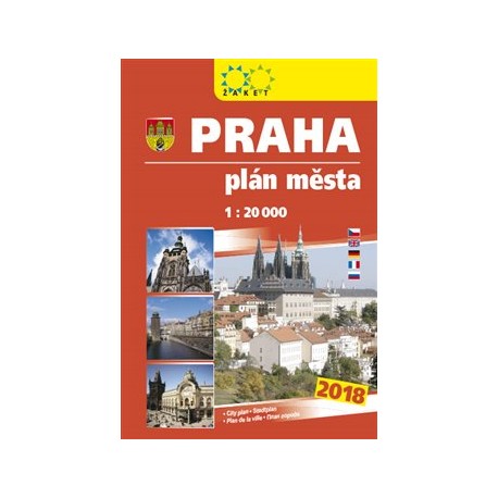 Praha - plán města 1:20 000