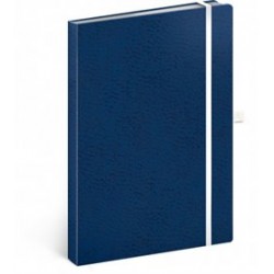 Notes - Vivella Classic modrý/bílý, tečkovaný, 15 x 21 cm