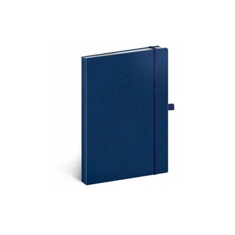 Notes - Vivella Classic modrý/modrý, tečkovaný, 15 x 21 cm
