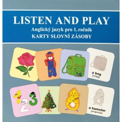 Listen and play - WITH TEDDY BEARS! - Sada karet s obrázky slovní zásoby
