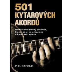 501 kytarových akordů - Ilustrované akordy pro rock, blues, soul, country, jazz a klasickou kytaru