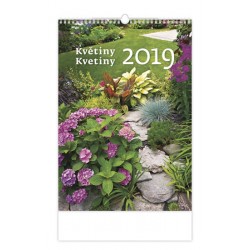 Kalendář nástěnný 2019 - Květiny/Kvetiny