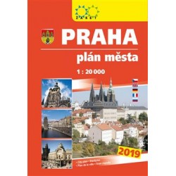 Praha - knižní plán města 2019