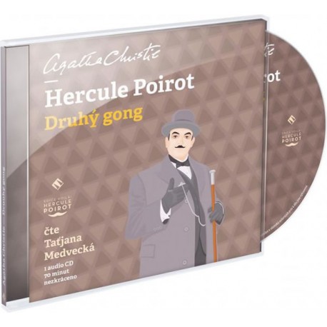 Hercule Poirot - Druhý gong - 1audio CD (čte Taťjana Medvecká)