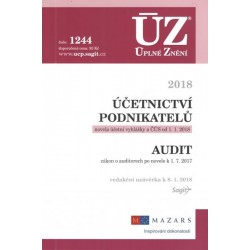 ÚZ 1244 Účetnictví podnikatelů, Audit, 2018