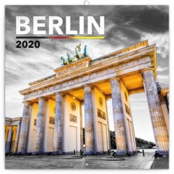 Kalendář poznámkový 2020 - Berlín, 30 × 30 cm