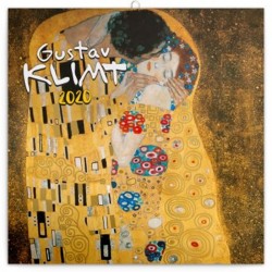Kalendář poznámkový 2020 - Gustav Klimt, 30 × 30 cm