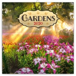 Kalendář poznámkový 2020 - Zahrady, 30 × 30 cm