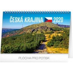 Kalendář stolní 2020 - Česká krajina, 23,1 × 14,5 cm