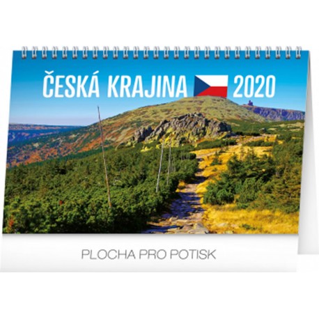 Kalendář stolní 2020 - Česká krajina, 23,1 × 14,5 cm