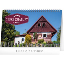 Kalendář stolní 2020 - České chalupy, 23,1 × 14,5 cm