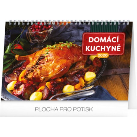 Kalendář stolní 2020 - Domácí kuchyně, 23,1 × 14,5 cm