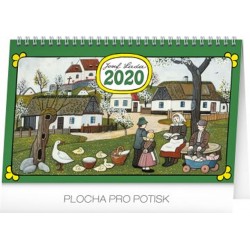 Kalendář stolní 2020 - Josef Lada – Tradice a zvyky, 23,1 × 14,5 cm