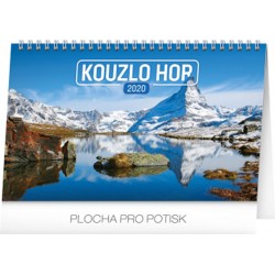 Kalendář stolní 2020 - Kouzlo hor, 23,1 × 14,5 cm
