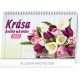 Kalendář stolní 2020 - Krása květin – Krása kvetov CZ/SK, 23,1 × 14,5 cm