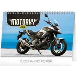 Kalendář stolní 2020 - Motorky, 23,1 × 14,5 cm