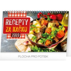 Kalendář stolní 2020 - Recepty za kačku, 23,1 × 14,5 cm
