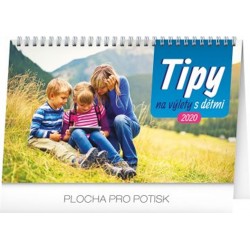 Kalendář stolní 2020 - Tipy na výlety s dětmi, 23,1 × 14,5 cm