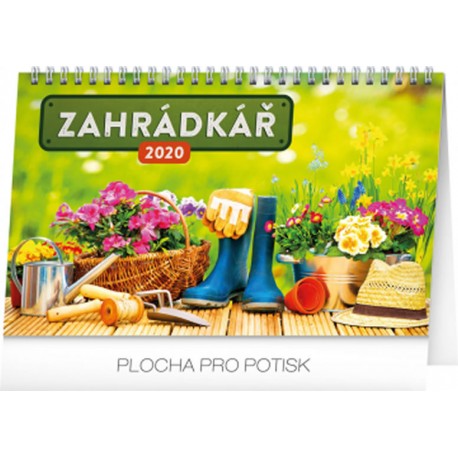 Kalendář stolní 2020 - Zahrádkář, 23,1 × 14,5 cm