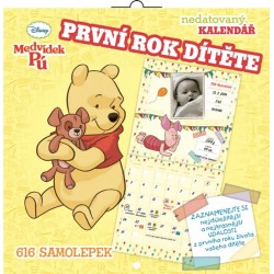 Kalendář - W. Disney Medvídek Pú - první rok dítěte - nedatovaný