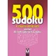 500 sudoku - 6 stupňů obtížností včetně 20 netradičních sudoku (růžová)