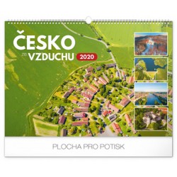 Kalendář nástěnný 2020 - Česko ze vzduchu, 48 × 33 cm
