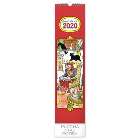 Kalendář nástěnný 2020 - Josef Lada – Pohádky, 12 × 48 cm