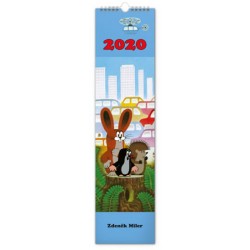 Kalendář nástěnný 2020 - Krteček, 12 × 48 cm
