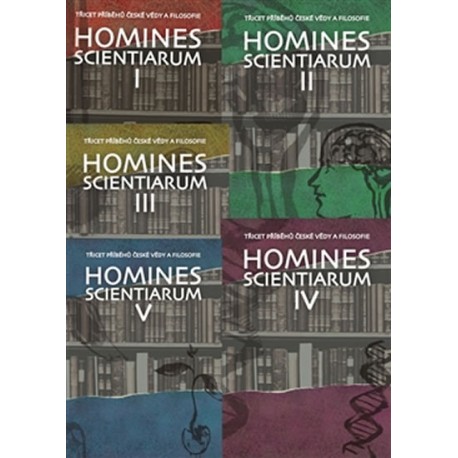 Homines scientiarum I–V - komplet 5 knih + 5 DVD