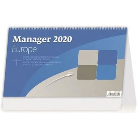 Kalendář stolní 2020 - Manager Europe