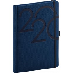 Diář 2020 - Ajax - denní, modrý, 15 × 21 cm