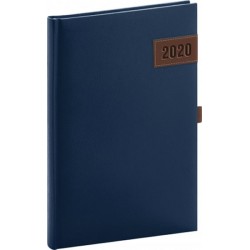 Diář 2020 - Tarbes - týdenní, modrý, 15 × 21 cm