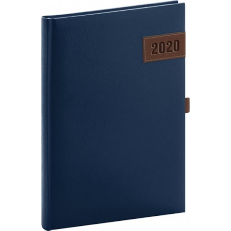 Diář 2020 - Tarbes - denní, modrý, 15 × 21 cm