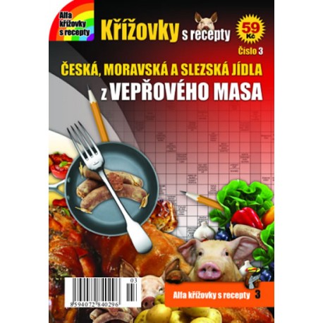 Křížovky s recepty 3 - České recepty z vepřového masa