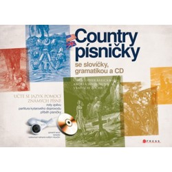Country písničky se slovíčky, gramatikou a CD