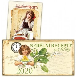 Kalendář 2020 - Nedělní recepty naší babičky + Základní recepty