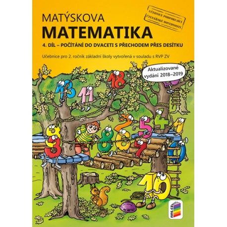 Matýskova matematika, 4. díl – počítání do 20 s přechodem přes 10 - aktualizované vydání 2019